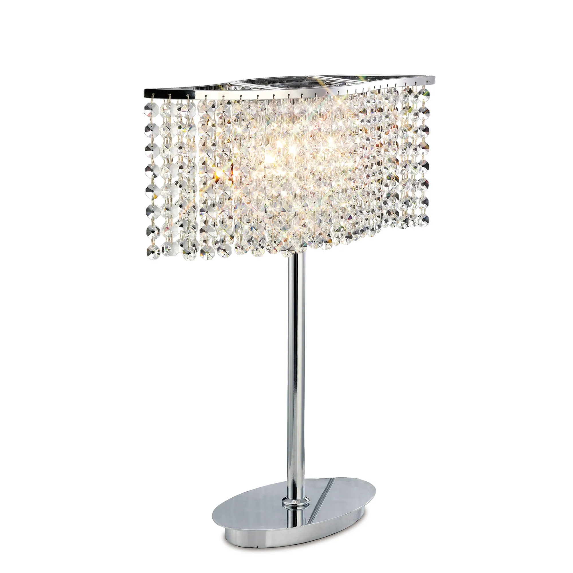 Fabio Crystal Table Lamps Diyas Designer Table Lamps